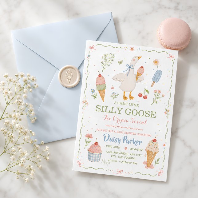 Convites Chuva de Creme Silvestre para o Bebê - Festa de So (Criador carregado)