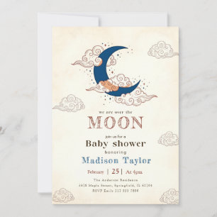 Convites Chuva de Estrelas da Moda Sobre o Chá de Bebê da L