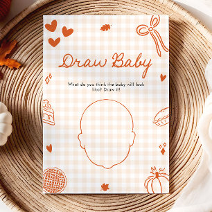 Convites Chuva de Ideias Desenho Mão Italiana Baby Shower D