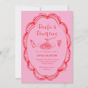 Convites Chuva de Ideias Massas e Chupetas Baby Shower 