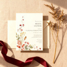 Chuva de Noiva Botânica Burgundy e Blush