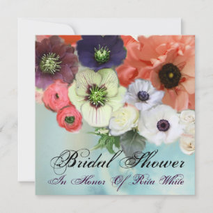 CONVITES CHUVA DE NOIVA COM ROSAS VERMELHAS BRANCAS E FLORE