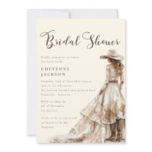 Chuva de Noiva de Cowgirl Western e Renda