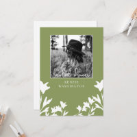 Chuva de Noiva em Foto P&B Floral Branco Verde Mus