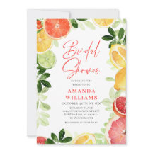 Chuva de Noiva Floral Cítrica Brilhante Festiva