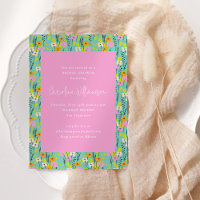 Chuva de Noiva Fofa Flores Rosa Menta Vintage