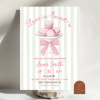 Chuva de Noiva Macaroon com Listra Rosa Sage