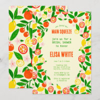CHUVA DE NOIVA MAIN SQUEEZE Citrus Summer Bright
