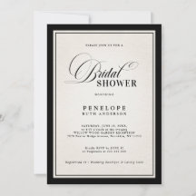Chuva de Noiva Preta Formal Moderno com Dinheiro A