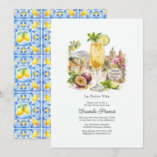 Convites Chuva de Noiva Prosecco Costa Amalfi La Dolce Vita