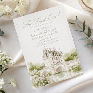 Convites Chuva de Noiva Romântica e Elegante no Castelo Fra