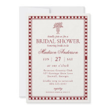 Chuva de Noiva Xadrez Harlequim Merlot Vermelho