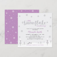 Chuva de Prata e Roxo Menina de Inverno Fantasia B