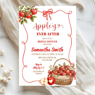 Convites Chuva de presentes Appley Ever After