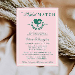 Convites Chuva de Presentes da Noiva do The Perfect Match P