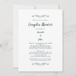 Convites Chuva de presentes de Casal Festa de Noivado Esmer