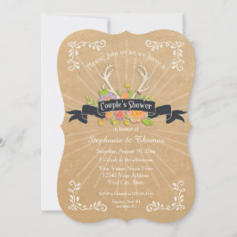 Convites Chuva de Presentes de Casal Galhada Flores Silvest