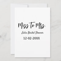 Chuva de presentes de Miss para Mrs elegante simpl