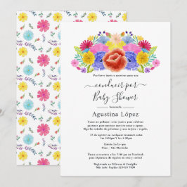 Convites Chuva de Presentes Floral Espanhola Fiesta Floral