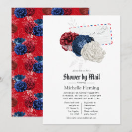 Convites Chuva de Presentes Patriótica Americana por Correi
