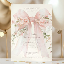Chuva de Rosas Cor-de-Rosa Elegante para Chá de Be