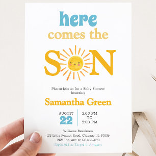 Convites Chuva de Sol Babyshower
