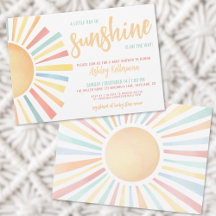 Chuva de Sol Pequeno Raio de Sol Babyshower