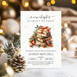 Convites Chuva de Tema de Livro de Natal