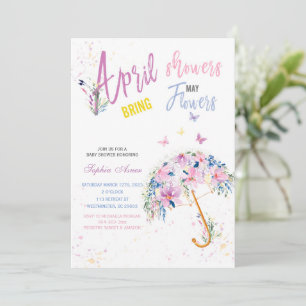 Convites Chuvas de Abril Flores de Maio