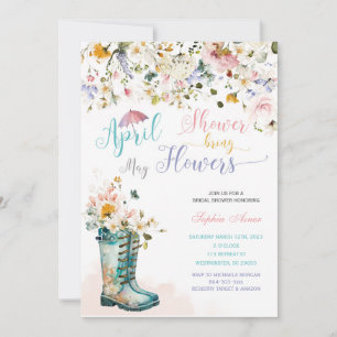 Convites Chuvas de Abril Flores de Maio