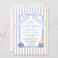 Chuveiro de Noiva de Outono com Estilo Chinoiserie