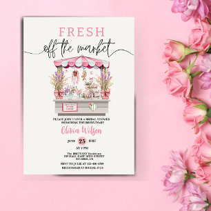 Convites Chuveiro de Noiva Fresh Off the Market Floral Chic