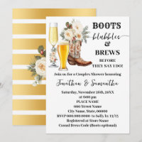 Chuveiro Nupcial de Inverno Boots Bolhas & Cerveja