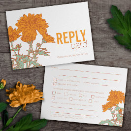 Convites Chysanthemum Orange SVP