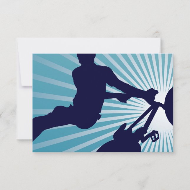 Convites ciclismo alto céu (Frente)