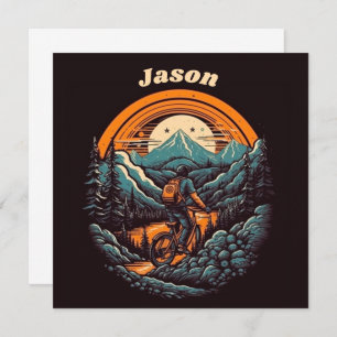 Convites Ciclo de vida, retro personalizável