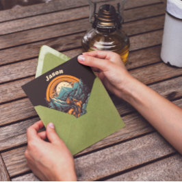 Convites Ciclo de vida, retro personalizável