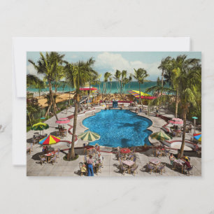 Convites Cidade - Miami FL - Sentado à beira da piscina 194