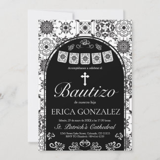 Convites Cielito Lindo Bautizo Talavera Batismo