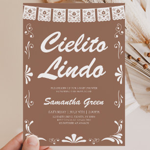 Convites Cielito Lindo Chá de fraldas Neutro de Gênero