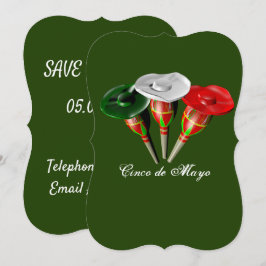 Convites Cinco de maio, festa mexicana
