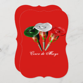 Convites Cinco de maio, festa mexicana