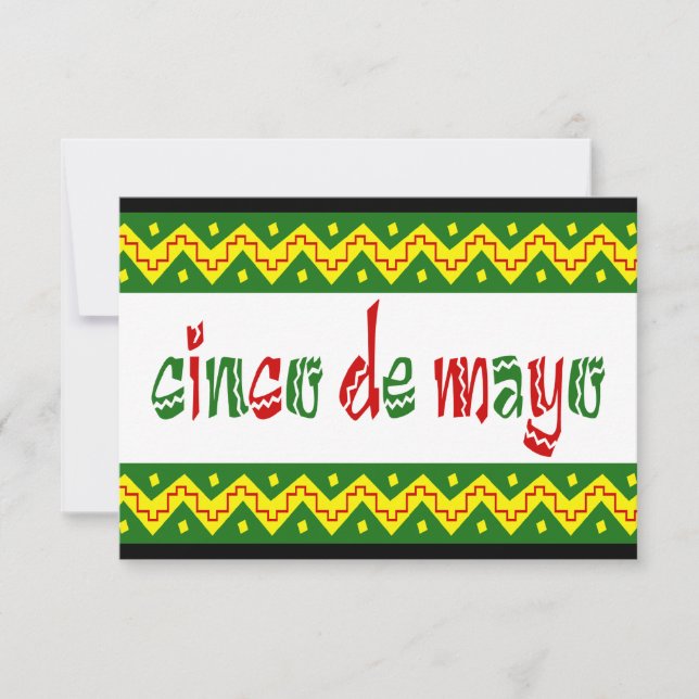 Convites cinco de mayo (Frente)