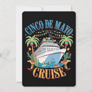 Convites Cinco De Mayo Cruise México Navio Mexicano Fiesta