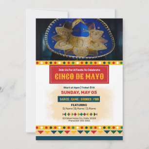 Convites Cinco de Mayo Event Flyer