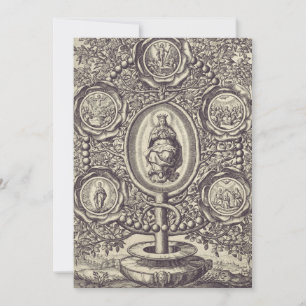 Convites Cinco mistérios gloriosos