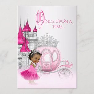 Convites Cinderela Era Uma Vez Princesa Aniversário