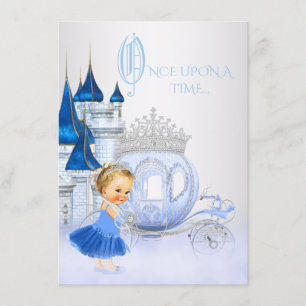 Convites Cinderela Era Uma Vez Princesa Aniversário