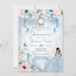 Convites Cinderella Fairy Tale Princess Castle Quinceanera