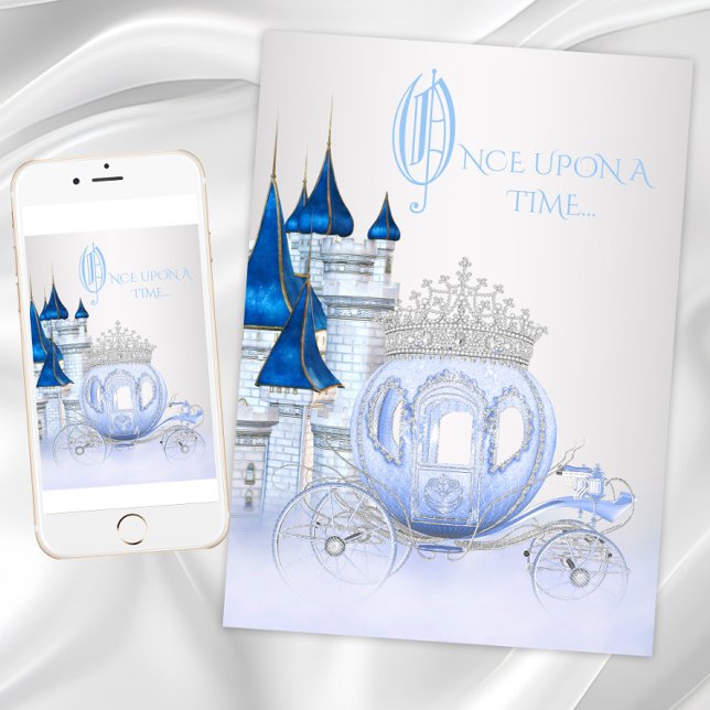 Convites Cinderella Princess Birthday (Cinderella Princess Birthday Invitation available for instant download and printed invitations.)